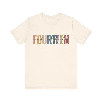 FOURTEEN and I still do, 14th wedding anniversary T-shirt for couples